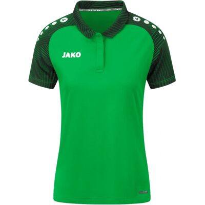 JAKO Dames Poloshirt Performance - Groen/Zwart - 38 JAKO Dames Poloshirt Performance - Groen/Zwart - 38