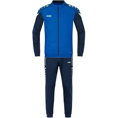 JAKO Unisex Polyester Performance Sportanzug - Royal/Marine - 164 JAKO Unisex Polyester Performance Sportanzug - Royal/Marine - 164