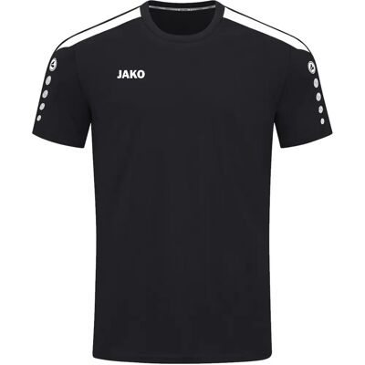 JAKO Power Unisex Sportshirt - Zwart, 164 JAKO Power Unisex Sportshirt - Zwart, 164