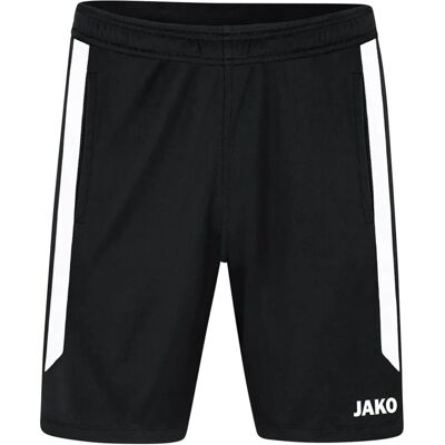 JAKO Shorts Power per uomo - Nero/Bianco - 4XL - Pantaloncini JAKO Shorts Power per uomo - Nero/Bianco - 4XL - Pantaloncini