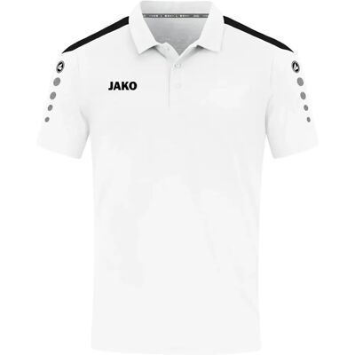 JAKO Polo Power Unisex Eco Katoen - Poloshirt - Wit - 4XL JAKO Polo Power Unisex Eco Katoen - Poloshirt - Wit - 4XL