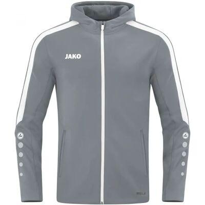 Sweat à capuche Power JAKO pour femme - Polaire en polyester - Design contrasté aux manches - Publicité Sweat à capuche Power JAKO pour femme - Polaire en polyester - Design contrasté aux manches - Publicité