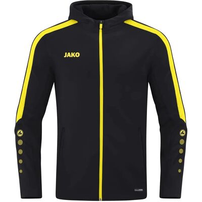 JAKO Power Kinderhoodie - Unisex - Zwart/Geel - 152 JAKO Power Kinderhoodie - Unisex - Zwart/Geel - 152
