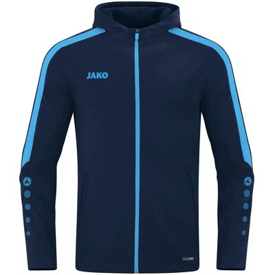 JAKO Power Unisex Kapuzenjacke - marine/skyblue - 164 - Sportjacke JAKO Power Unisex Kapuzenjacke - marine/skyblue - 164 - Sportjacke