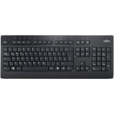 Fujitsu KB955 Trådlös USB-tangentbord - Svart - Kompakt & Snygg Fujitsu KB955 Trådlös USB-tangentbord - Svart - Kompakt & Snygg