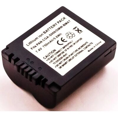 AGI Akku für Panasonic DMC-FZ35 - 750mAh Li-Ion - Schwarz AGI Akku für Panasonic DMC-FZ35 - 750mAh Li-Ion - Schwarz