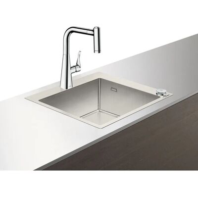 Hansgrohe C71-F450-01 Küchenspüle - Edelstahl, vorgebohrt, geräuscharm Hansgrohe C71-F450-01 Küchenspüle - Edelstahl, vorgebohrt, geräuscharm