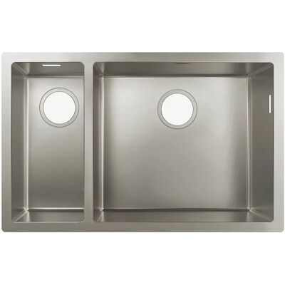Hansgrohe S719-U655 Chiuvetă de Bucătărie din Oțel Inox - 1 Principală & Suplimentară Hansgrohe S719-U655 Chiuvetă de Bucătărie din Oțel Inox - 1 Principală & Suplimentară