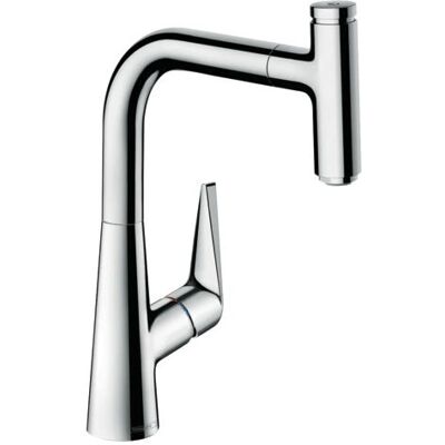 Baterie de bucătărie Hansgrohe M51 cromată - ComfortZone 300, Pistol de pulverizare rotativ, 10 l/min Baterie de bucătărie Hansgrohe M51 cromată - ComfortZone 300, Pistol de pulverizare rotativ, 10 l/min