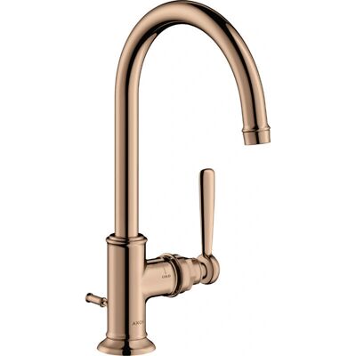 Hansgrohe Axor Montreux Robinet - Or Rouge Poli - Bec Tournant - 5 l/min - Robinet - Publicité Hansgrohe Axor Montreux Robinet - Or Rouge Poli - Bec Tournant - 5 l/min - Robinet - Publicité
