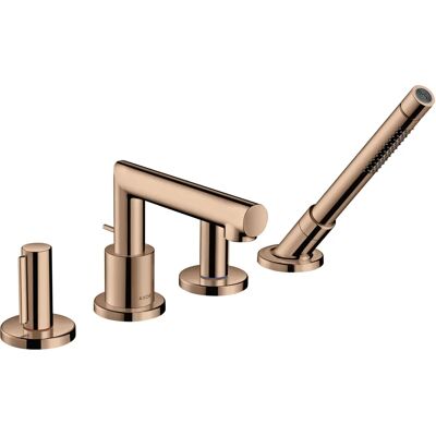 Hansgrohe Axor Uno - Mitigeur de baignoire 4 trous - Or rouge poli - Publicité Hansgrohe Axor Uno - Mitigeur de baignoire 4 trous - Or rouge poli - Publicité