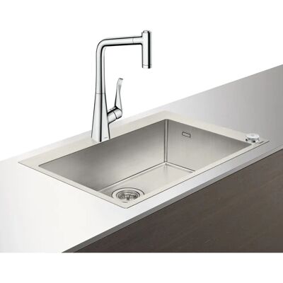 Hansgrohe C71-F660-03 Edelstahl Einbauspüle - Geräuschdämmung Hansgrohe C71-F660-03 Edelstahl Einbauspüle - Geräuschdämmung