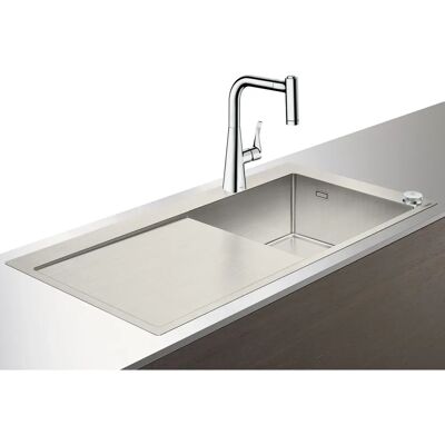 Hansgrohe Edelstahlspüle mit Armatur & sBox - 450 Select Hansgrohe Edelstahlspüle mit Armatur & sBox - 450 Select