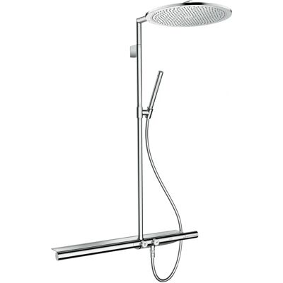 Hansgrohe AXOR Showerpipe - Thermostat, 800mm, Brushed Nickel - Duschstange Hansgrohe AXOR Showerpipe - Thermostat, 800mm, Brushed Nickel - Duschstange