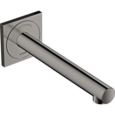 Hansgrohe Axor Uno Mélangeur électronique mural - Chrome noir poli - Publicité Hansgrohe Axor Uno Mélangeur électronique mural - Chrome noir poli - Publicité