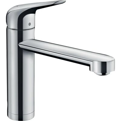 Hansgrohe M42 120 Mitigeur de cuisine - Rotation 360°, Chrome - Publicité Hansgrohe M42 120 Mitigeur de cuisine - Rotation 360°, Chrome - Publicité