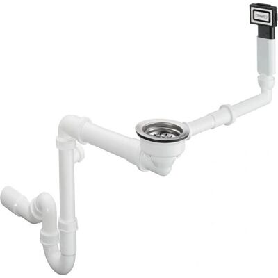 Hansgrohe 43927000 Bad/dusj afløb - Firkantet afløb og overløb Hansgrohe 43927000 Bad/dusj afløb - Firkantet afløb og overløb