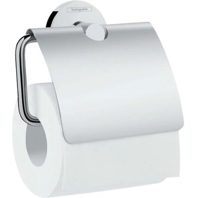 Suporte Universal para Papel Higiênico Hansgrohe Logis com Tampa Suporte Universal para Papel Higiênico Hansgrohe Logis com Tampa