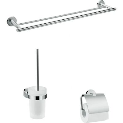 Set de Accesorii pentru Baie Hansgrohe Universal - 3 Piese, Cromat Set de Accesorii pentru Baie Hansgrohe Universal - 3 Piese, Cromat