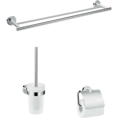 Hansgrohe Universal Bad-Accessoire-Set - 3-teilig, Chrom Hansgrohe Universal Bad-Accessoire-Set - 3-teilig, Chrom