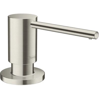 Hansgrohe A41 Dispensador de acero inoxidable - Dispensador de jabón y loción para lavabo Hansgrohe A41 Dispensador de acero inoxidable - Dispensador de jabón y loción para lavabo