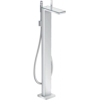 Mixer de baie pentru podea AXOR MyEdition - Crom / Sticlă oglindă Mixer de baie pentru podea AXOR MyEdition - Crom / Sticlă oglindă