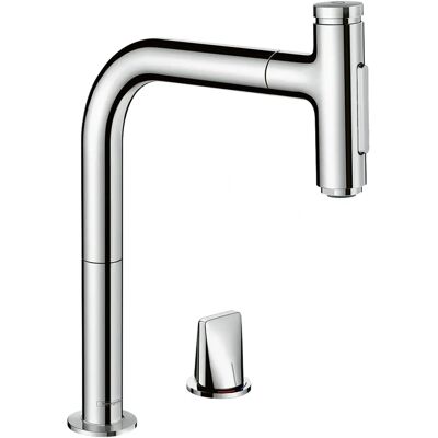 Hansgrohe Metris Select M71 Keukenkraan - Chroom, 2-Jet, 200mm Hansgrohe Metris Select M71 Keukenkraan - Chroom, 2-Jet, 200mm