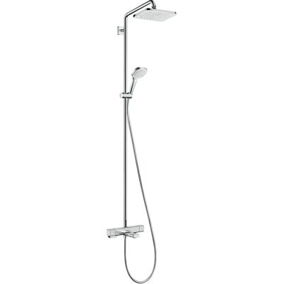 Sistem de duș HANSGROHE Croma E - 28cm, cu termostat, argintiu Sistem de duș HANSGROHE Croma E - 28cm, cu termostat, argintiu