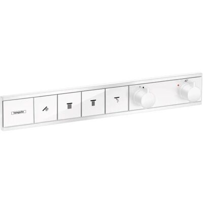Hansgrohe Rainselect Thermostat - Wandmontage, 4 Funktionen, Mattweiß Hansgrohe Rainselect Thermostat - Wandmontage, 4 Funktionen, Mattweiß