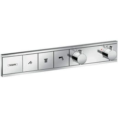 Hansgrohe RainSelect Thermostat - Wandmontage, Chrom, 3 Funktionen Hansgrohe RainSelect Thermostat - Wandmontage, Chrom, 3 Funktionen