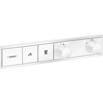 Hansgrohe RainSelect Thermostat - Unterputz, 2 Funktionen, Weiß Matt Hansgrohe RainSelect Thermostat - Unterputz, 2 Funktionen, Weiß Matt