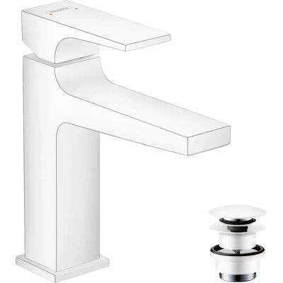 Hansgrohe Metropol Rubinetto - Bianco Opaco, 110mm, Facile da Pulire Hansgrohe Metropol Rubinetto - Bianco Opaco, 110mm, Facile da Pulire