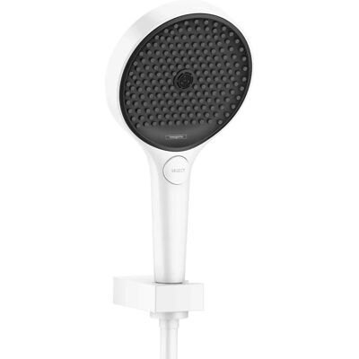 Set doccia Rainfinity 130 3jet Hansgrohe - Fissaggio a parete bianco Set doccia Rainfinity 130 3jet Hansgrohe - Fissaggio a parete bianco