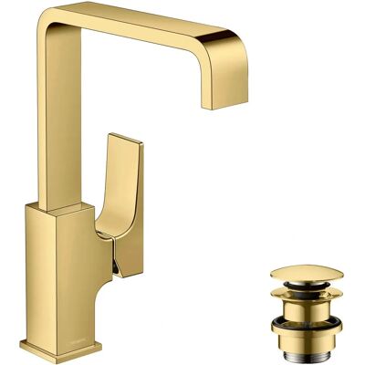 Hansgrohe Metropol Rubinetto Oro - Proiezione 165mm Hansgrohe Metropol Rubinetto Oro - Proiezione 165mm