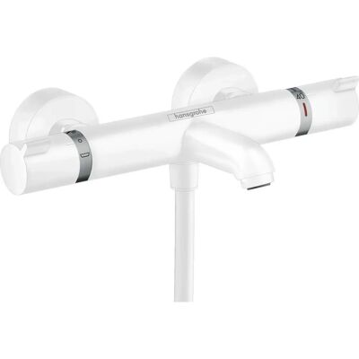 Hansgrohe Ecostat Comfort Bath Thermostat - 13114700, White, 2 Handles, 177mm Extension Hansgrohe Ecostat Comfort Bath Thermostat - 13114700, White, 2 Handles, 177mm Extension