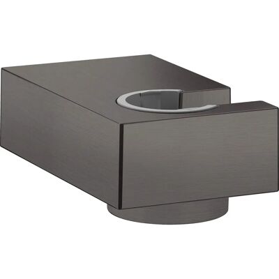 Hansgrohe Porter E Supporto - Supporto Doccia in Cromo Nero Spazzolato - Supporto Doccia Hansgrohe Porter E Supporto - Supporto Doccia in Cromo Nero Spazzolato - Supporto Doccia