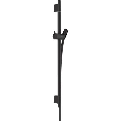 Barra doccia Puro 65cm Nera Opaca con Morsetto - Supporto Doccia Barra doccia Puro 65cm Nera Opaca con Morsetto - Supporto Doccia