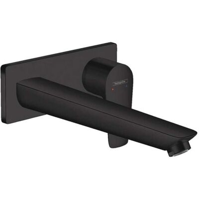 Hansgrohe Talis E Wandgemonteerde Wastafelmengkraan - Uitloop 225mm, Mat Zwart Hansgrohe Talis E Wandgemonteerde Wastafelmengkraan - Uitloop 225mm, Mat Zwart