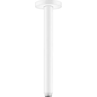Brazo de ducha Hansgrohe - 300mm Latón Blanco Mate Montaje en techo G ½ Brazo de ducha Hansgrohe - 300mm Latón Blanco Mate Montaje en techo G ½