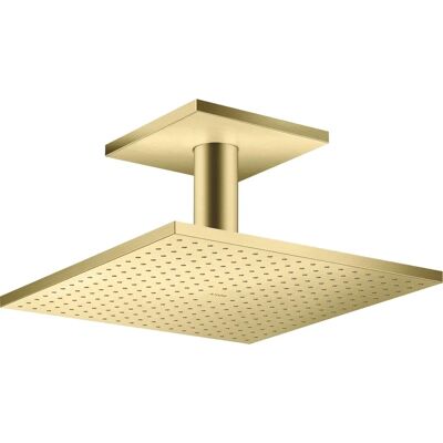 Tête de Douche Axor Hansgrohe - 300x300mm, Montage au Plafond, Laiton Brossé - Tête de Douche - Publicité Tête de Douche Axor Hansgrohe - 300x300mm, Montage au Plafond, Laiton Brossé - Tête de Douche - Publicité