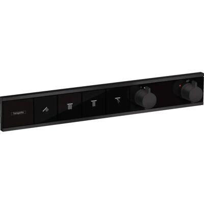 Hansgrohe RainSelect Thermostat - 4F, Matt-Schwarz, Wandmontage Hansgrohe RainSelect Thermostat - 4F, Matt-Schwarz, Wandmontage