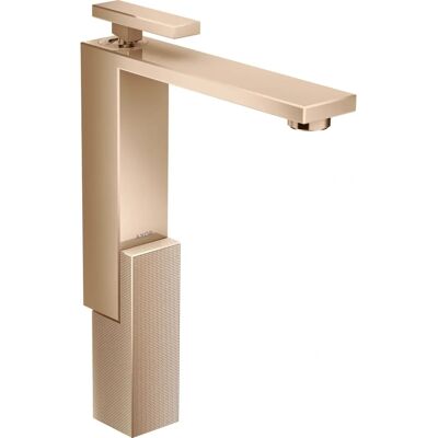 Mitigeur Axor Edge Or Rouge - Drainage Push-Open - Publicité Mitigeur Axor Edge Or Rouge - Drainage Push-Open - Publicité