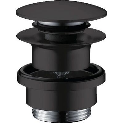 Hansgrohe E2, C0, U3 - Push-Open Ablauf in Schwarz Hansgrohe E2, C0, U3 - Push-Open Ablauf in Schwarz