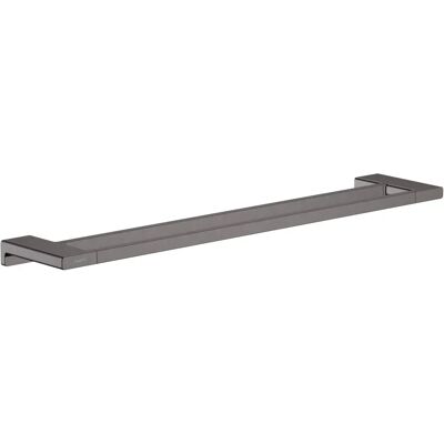 Hansgrohe AddStoris Suport pentru prosoape dublu - Montaj pe perete Metal Crom Negru Periat Hansgrohe AddStoris Suport pentru prosoape dublu - Montaj pe perete Metal Crom Negru Periat