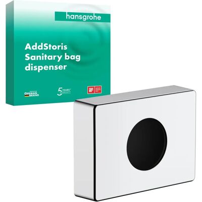 Hansgrohe AddStoris Wandgemonteerde Hygiënedoos Dispenser Hansgrohe AddStoris Wandgemonteerde Hygiënedoos Dispenser