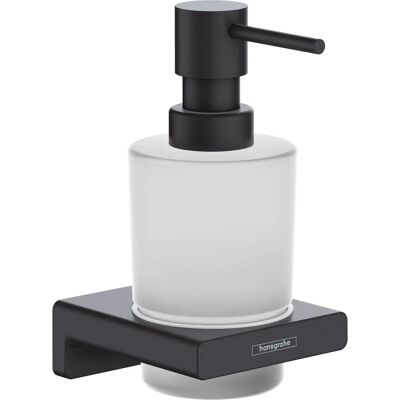 Hansgrohe AddStoris Soap Dispenser - Wall Mount - Black Hansgrohe AddStoris Soap Dispenser - Wall Mount - Black
