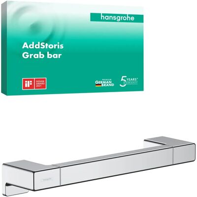 Hansgrohe AddStoris Haltestange 34,8 cm chrom Hansgrohe AddStoris Haltestange 34,8 cm chrom