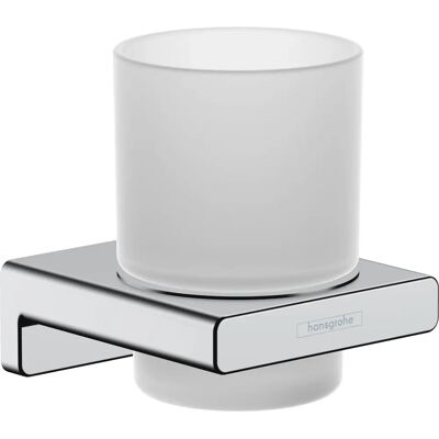 Hansgrohe AddStoris Bathroom Toothbrush Holder Tumbler Chrome Wall Mounted - Toothbrush Holder and Tumbler Hansgrohe AddStoris Bathroom Toothbrush Holder Tumbler Chrome Wall Mounted - Toothbrush Holder and Tumbler