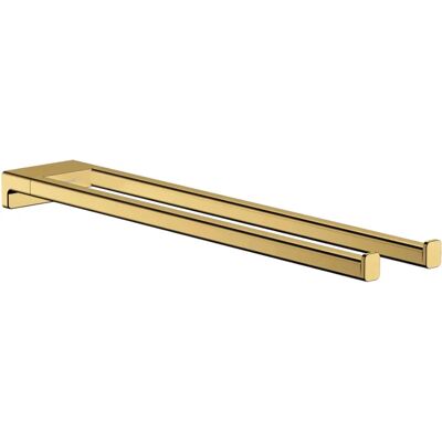 Hansgrohe AddStoris Double Towel Rail - 445mm - Gold Finish Hansgrohe AddStoris Double Towel Rail - 445mm - Gold Finish