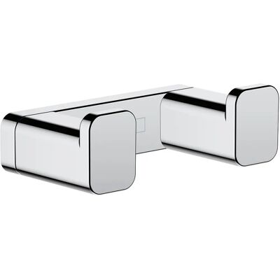 Hansgrohe AddStoris Gancio doppio in metallo cromo Hansgrohe AddStoris Gancio doppio in metallo cromo